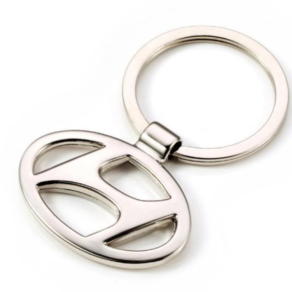 NEW HYUNDAI logo 3D Chrome/Metal Keychain  & Ring - Picture 4 of 4